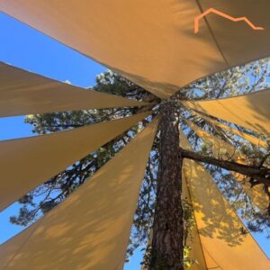 Schaduwdoek canvas 3x3x4 (driehoek)