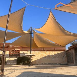 Schaduwdoek canvas 4x5x6 (driehoek)