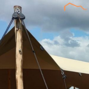 Katrolsysteem incl. 4m polyestertouw